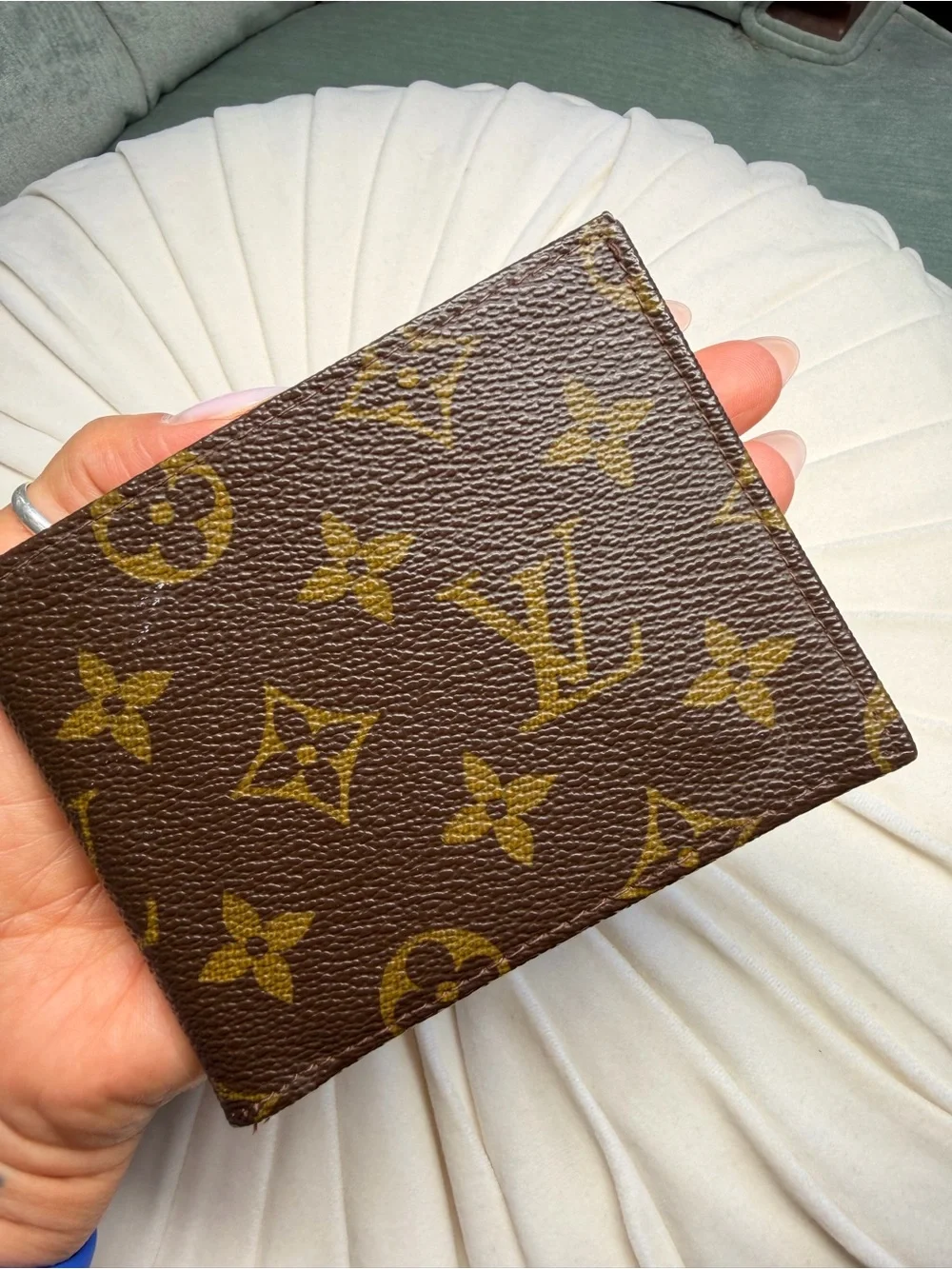 Louis Vuitton Vintage Monogram Canvas Card Holder Wallet
